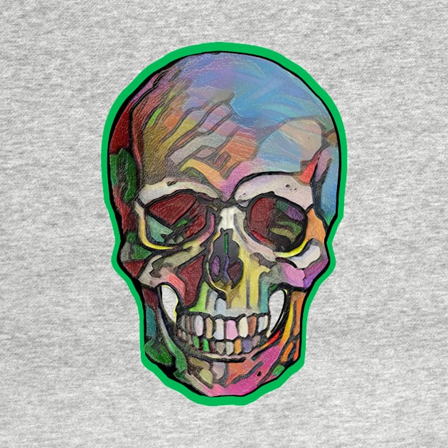 The Happy Skull (Green) by Diego-t